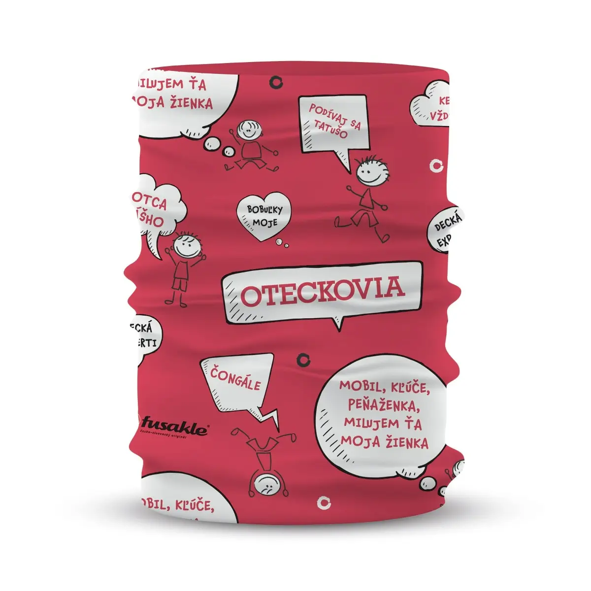 Šátek Fusakle Oteckovia červený