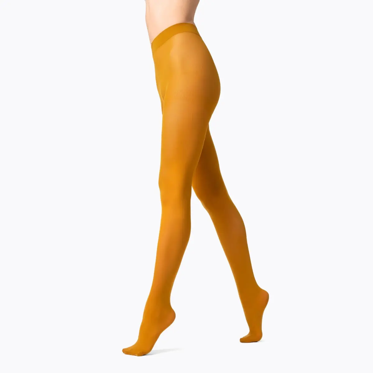 Neprůhledné punčocháče Feetee ochre