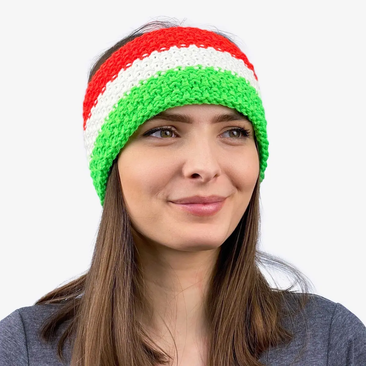 Pletená čelenka Fusakle Proužek horskáč
