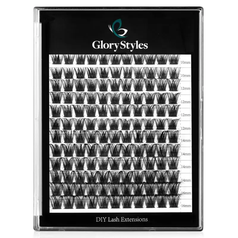 GloryStyles Segmentové řasy DY013 multipack dlouhé (10 - 16 mm)