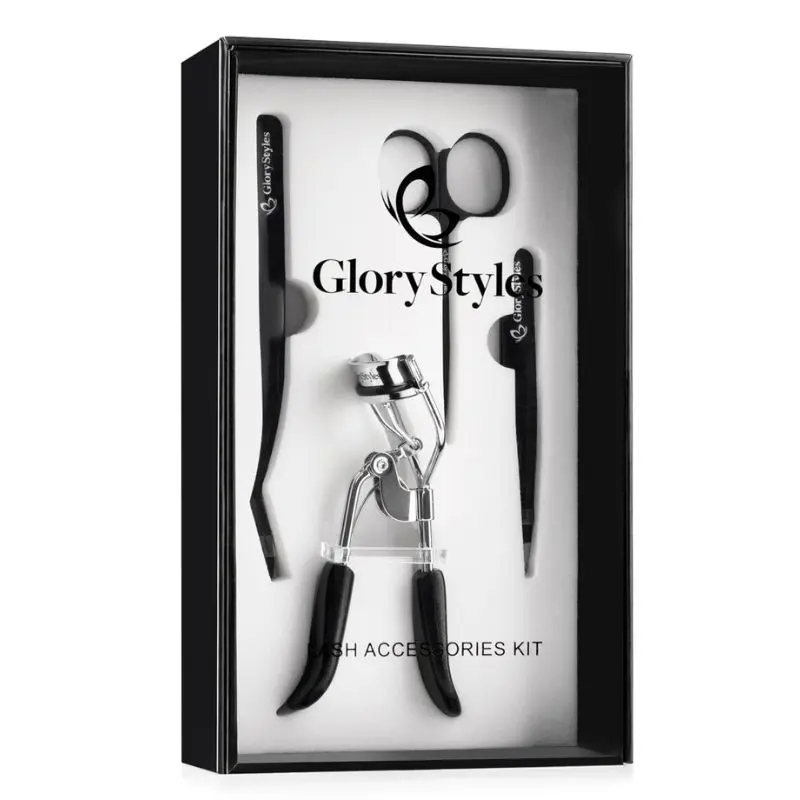Glorystyles Sada kosmetických pomůcek na řasy a obočí 4ks