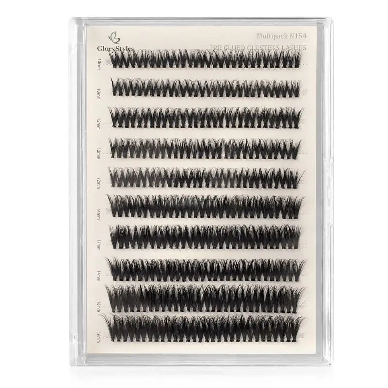 GloryStyles Samolepící řasy N154 multipack