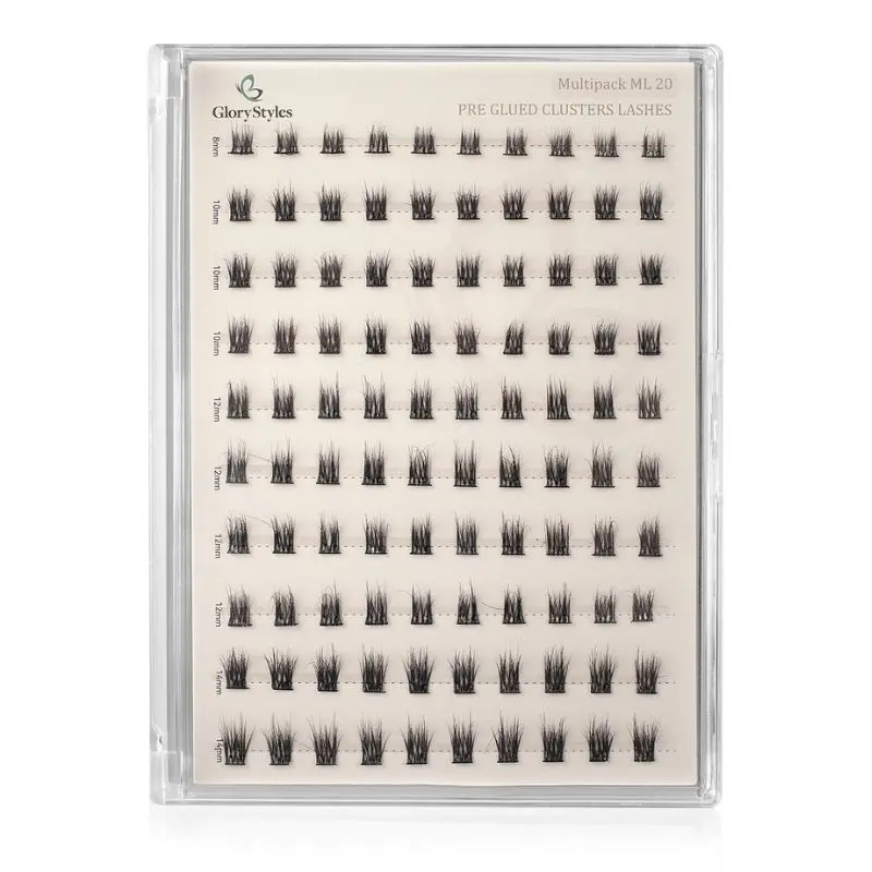 GloryStyles Samolepící řasy ML20-A multipack