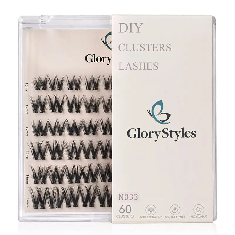 GloryStyles Samolepící segmentové řasy Invisible Band N033
