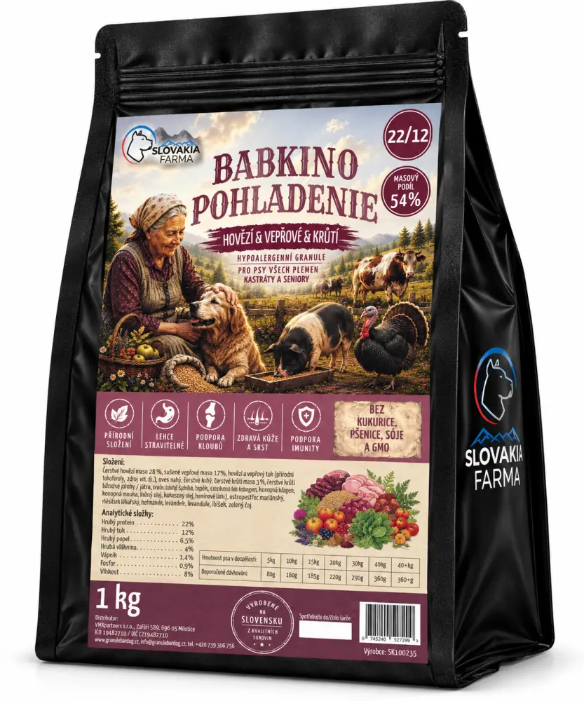 Granule Slovakia Farma - Babkino Pohladenie - 1 kg