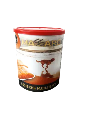 Konzerva SlovakiaFarma Massaro Losos kousky 800g