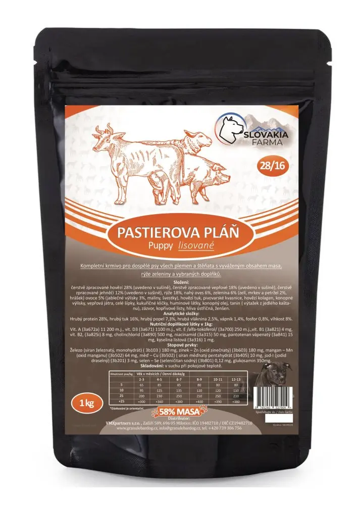 Lisované hypoalergenní Granule Slovakia Farma - Pastierova pláň 28/16