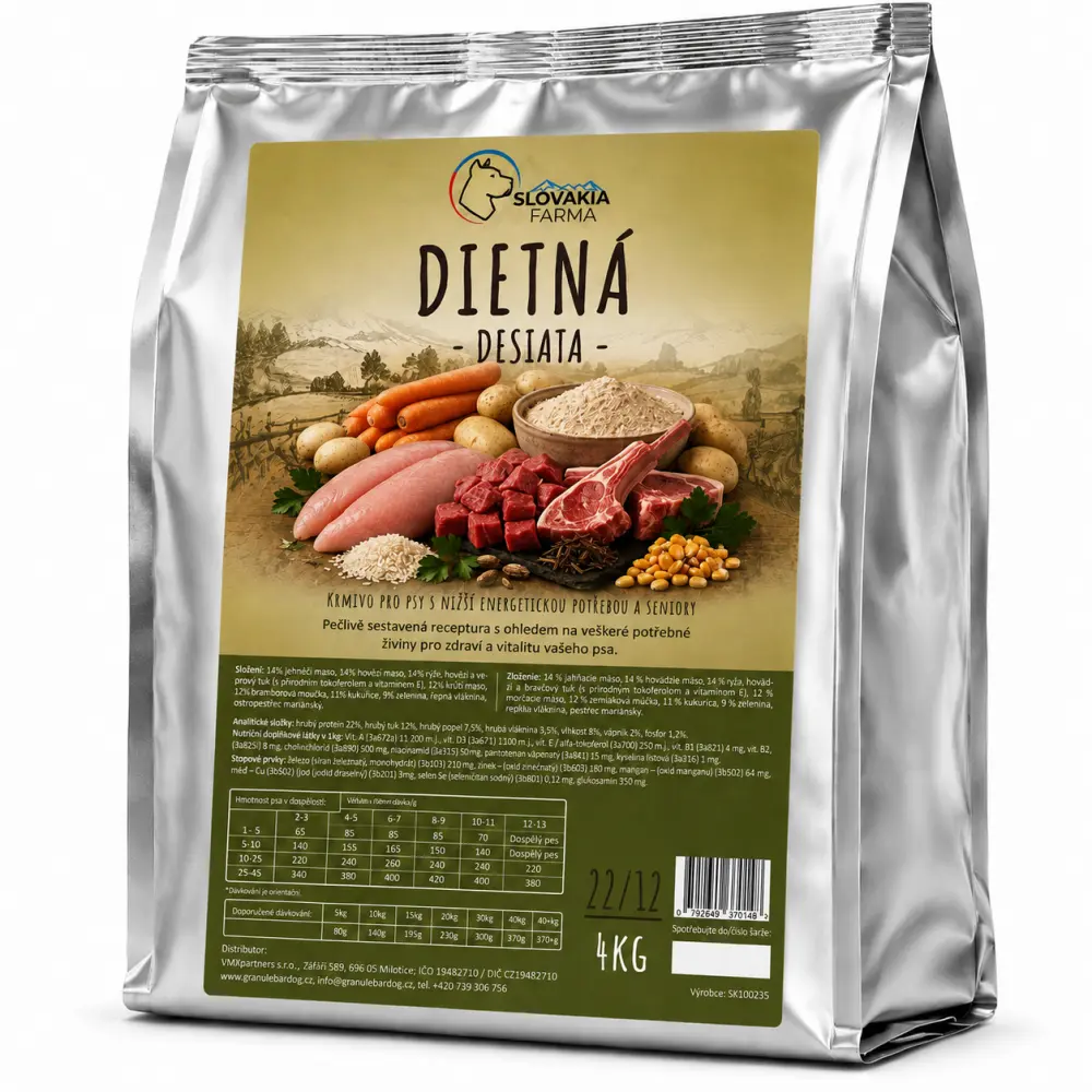 Granule Slovakia Farma Premium - Light 22/12 - 4 kg
