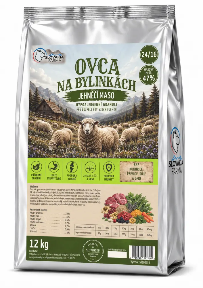 Hypoalergenní Granule Slovakia Farma -