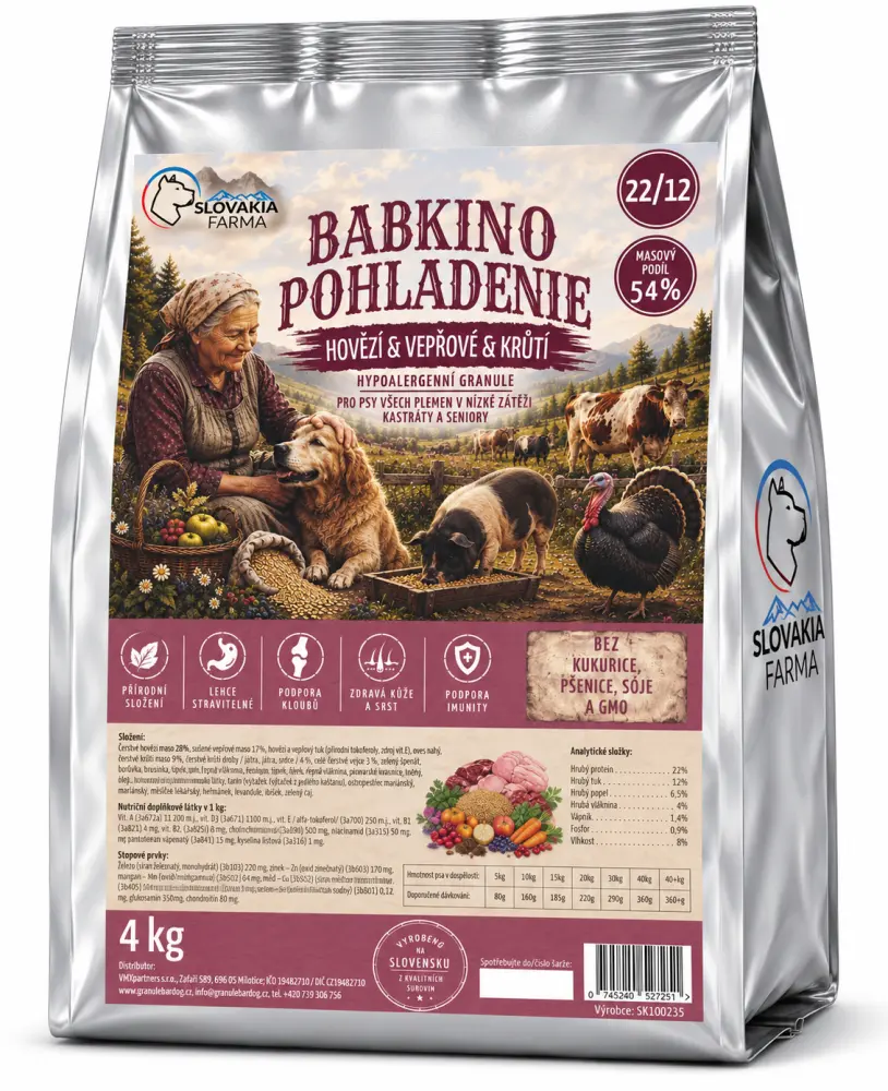 Granule Slovakia Farma - Babkino Pohladenie - 4 kg