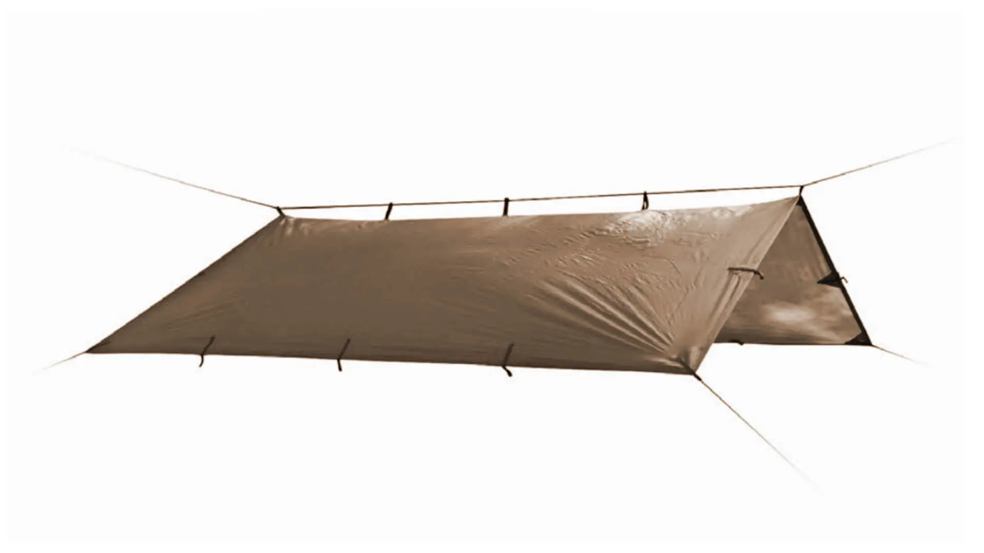 Krycí plachta DD Hammocks 3x3m Coyote Brown