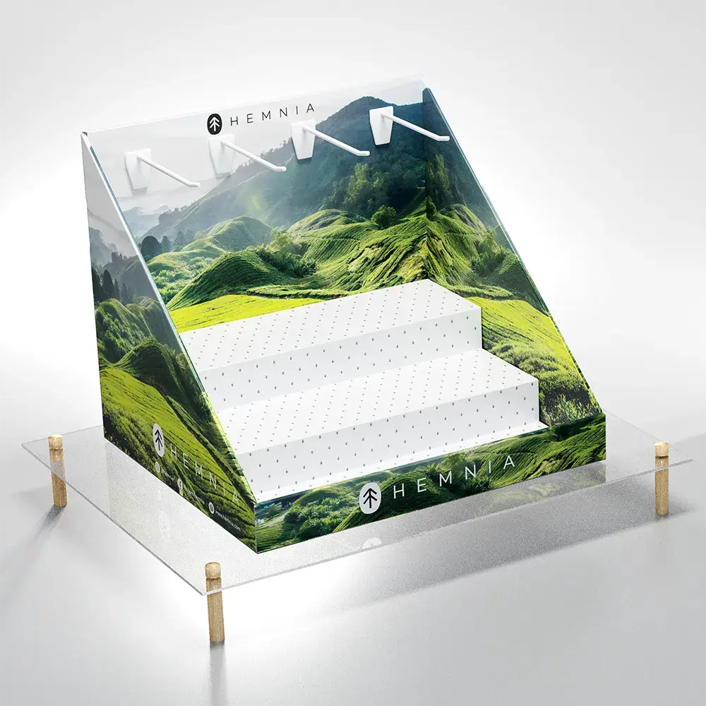 Hemnia Display Box, 42 cm (šířka) × 37 cm (délka) × 35 cm (výška)