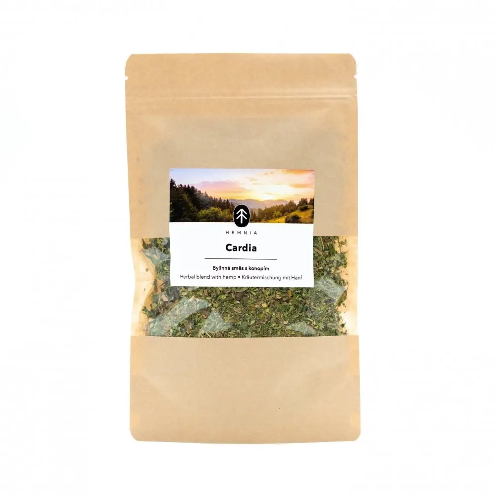 Hemnia CARDIA - směs bylin s konopím pro snížení krevního tlaku, 50 g