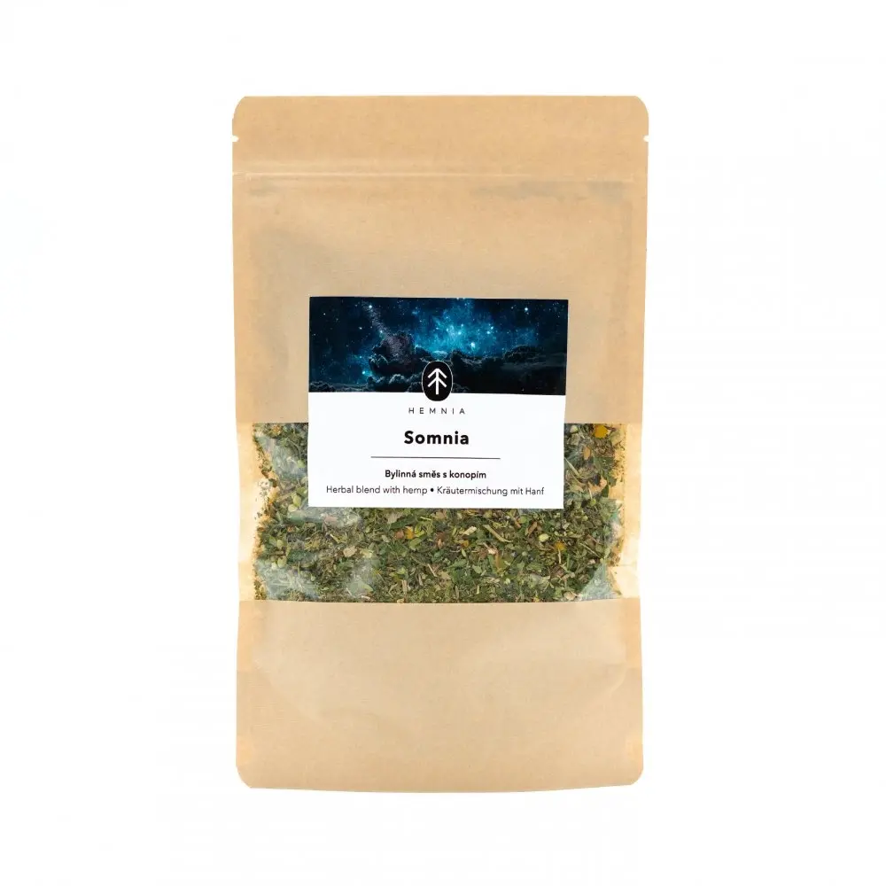 Hemnia SOMNIA - Směs bylin s konopím na podporu spánku, 50 g