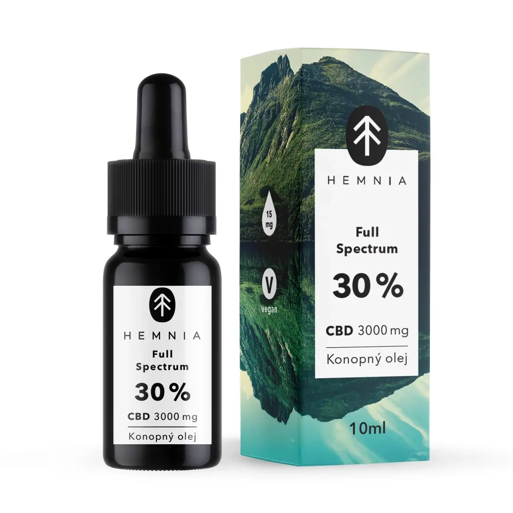 Full Spectrum CBD Konopný olej 30%, 3000 mg, 10 ml
