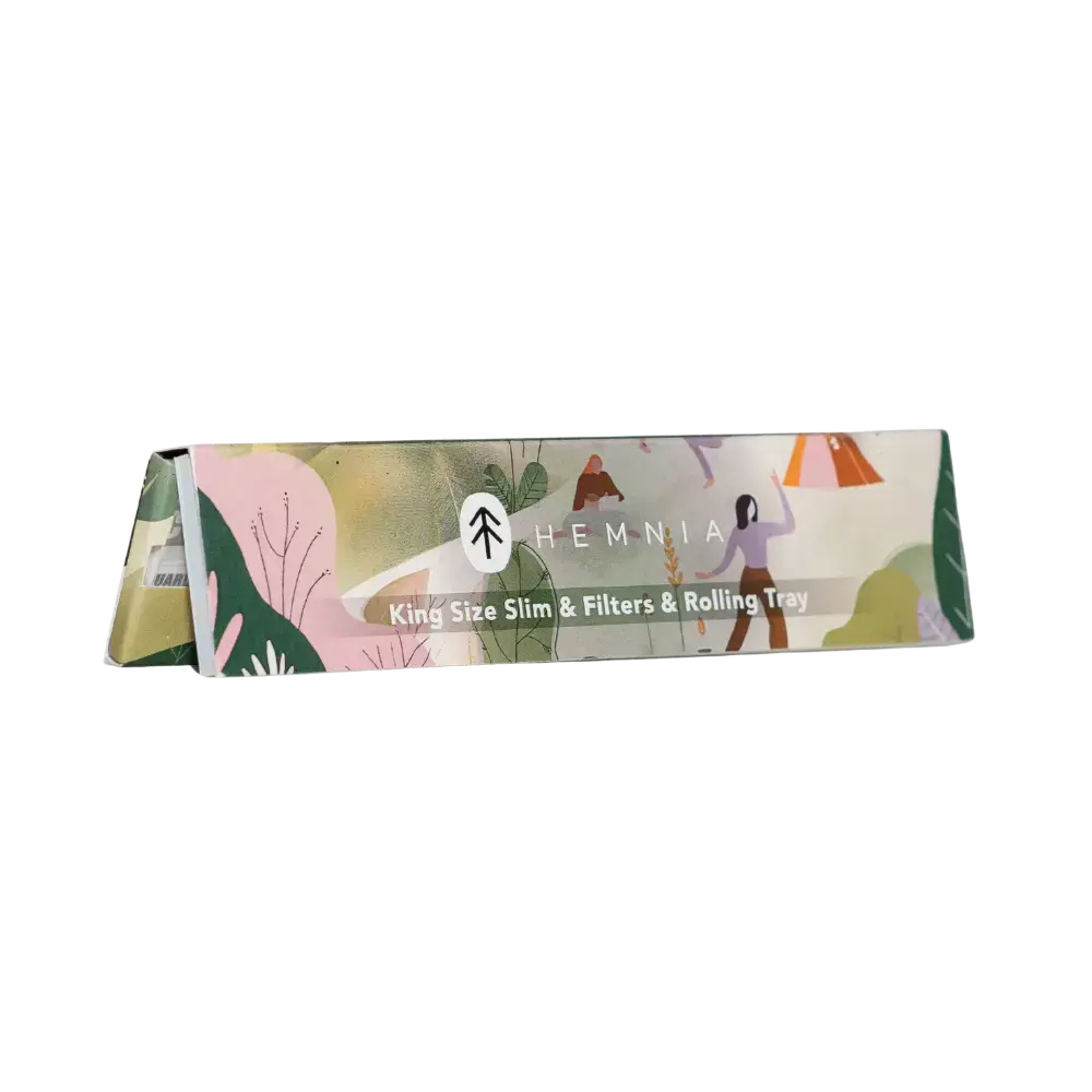 Hemnia Balicí papírky King Size široké ultra tenké s filtry, 32 papírků + balící tácek