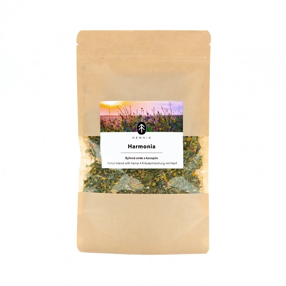 Hemnia HARMONIA - Směs bylin s konopím pro lepší zažívání, 50 g
