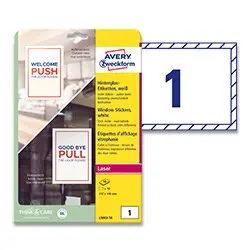 Avery Zweckform - etikety na sklo -