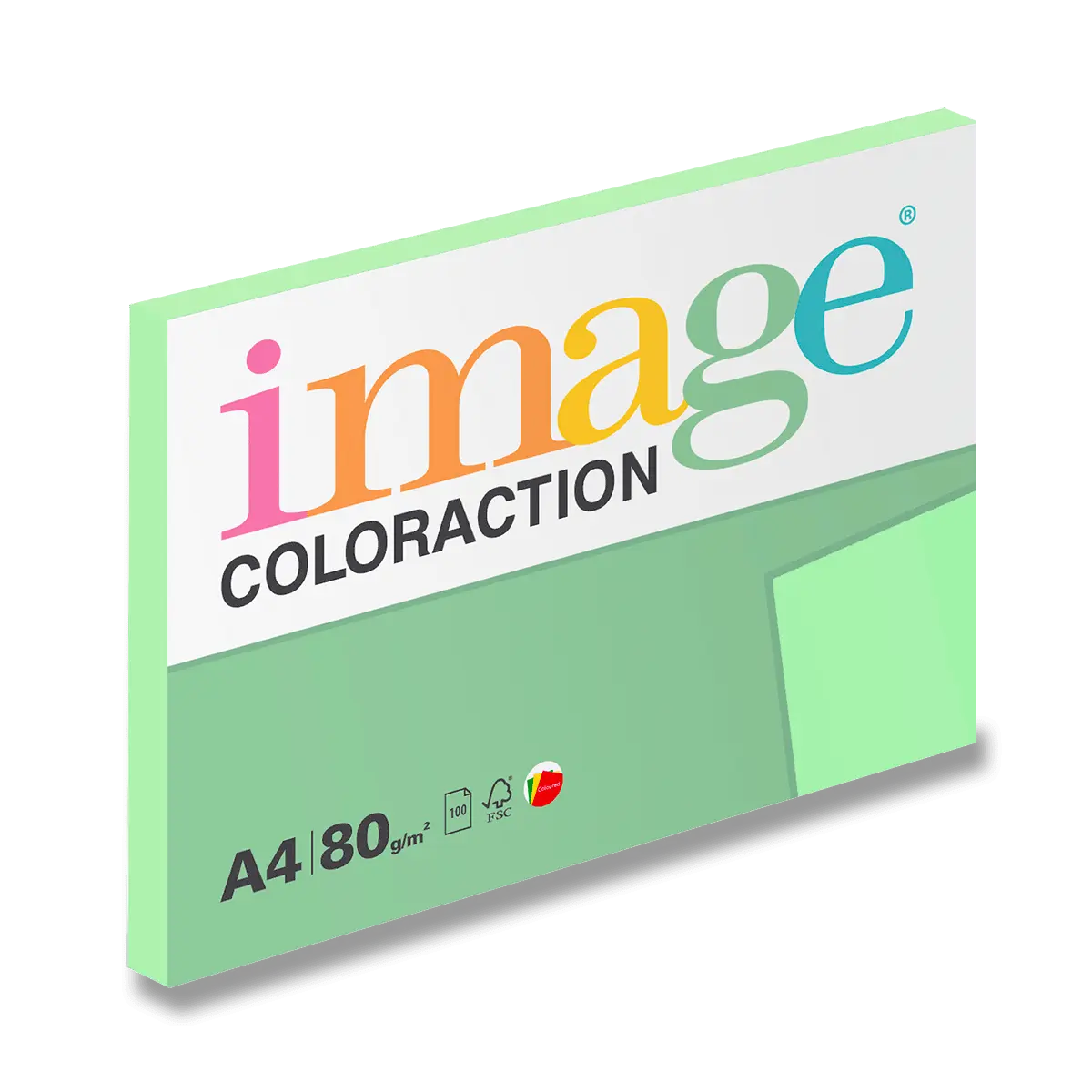 Image Coloraction - barevný papír - pastelově zelená, 100 listů