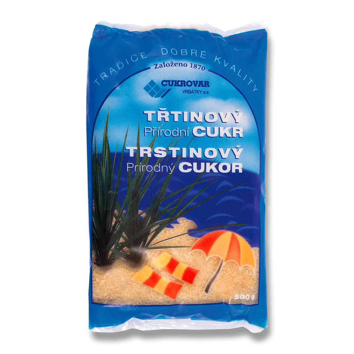 Třtinový cukr - sypaný, 500 g