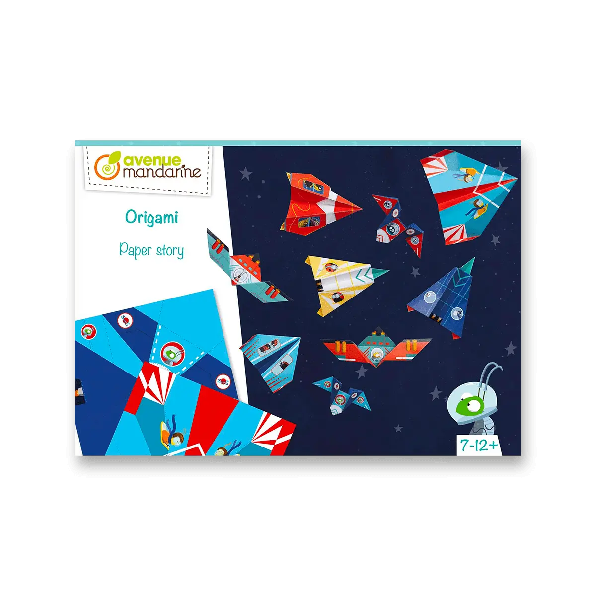 Avenue Mandarine Origami Letadla - sada papírů - 40 listů