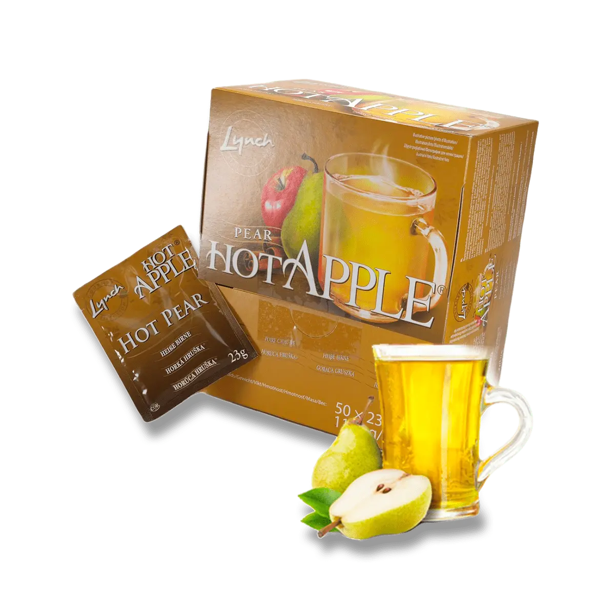 Horká hruška - směs pro přípravu horkého nápoje - 50 x 23 g