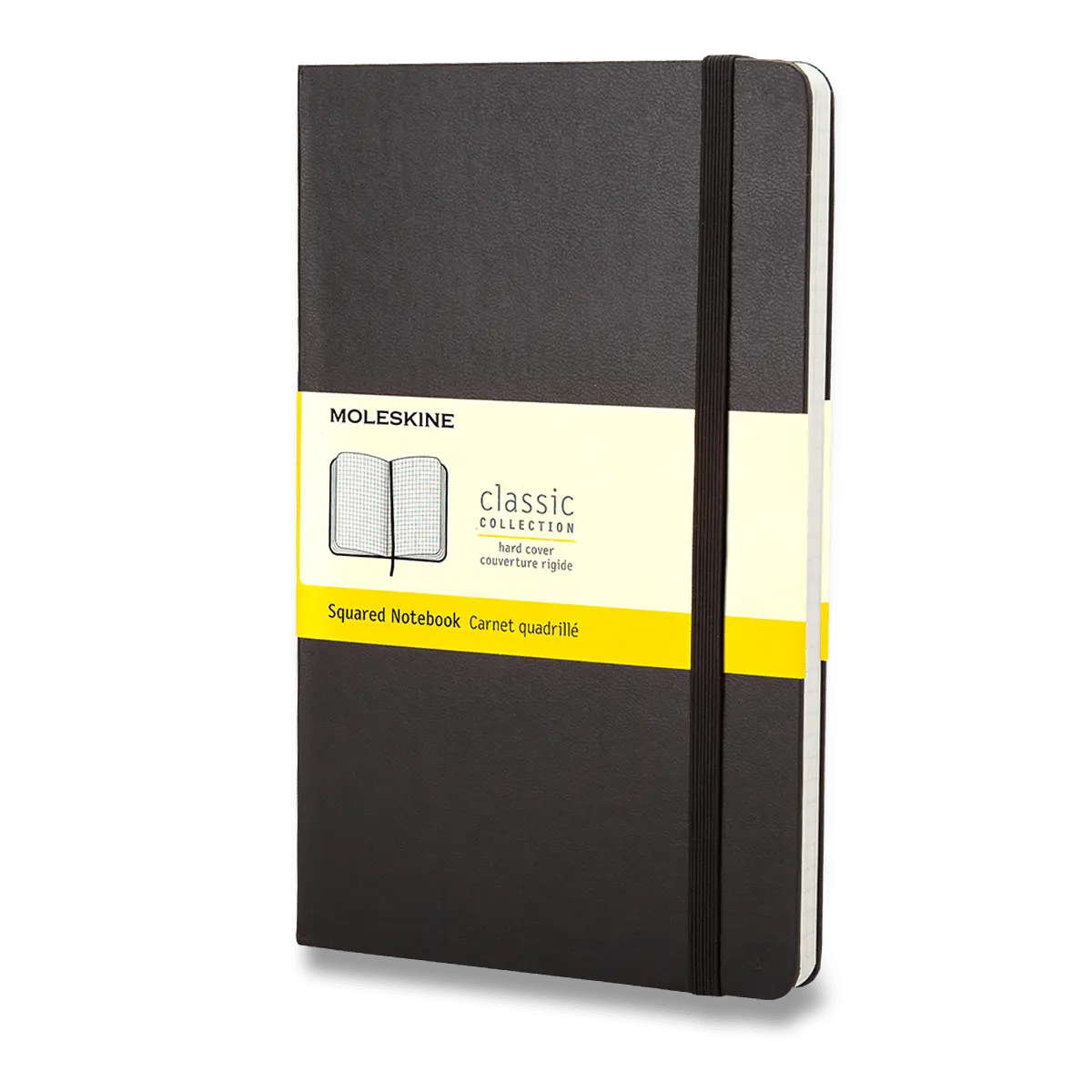 Moleskine Large Squared Hardcover Notebook Black