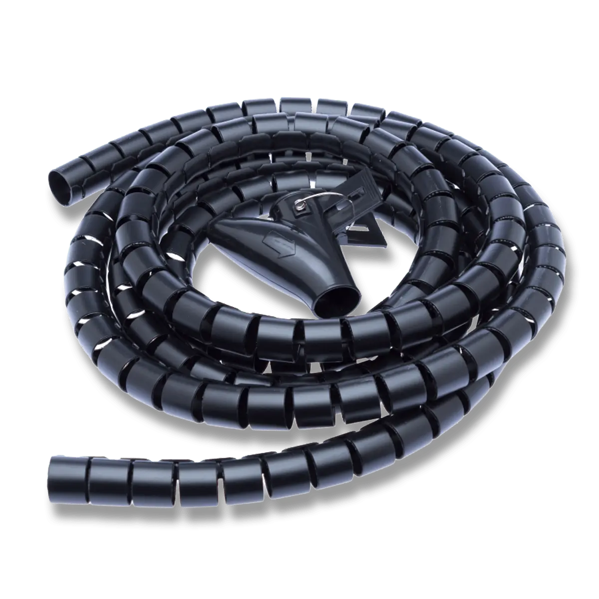 Connect IT Winder - trubice pro vedení kabelů - 2,5 m x 20 mm, černá