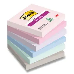 Bloček Post-it 654-6SS-PLAY Playful, 76 x 76 mm, 6x90 lístků