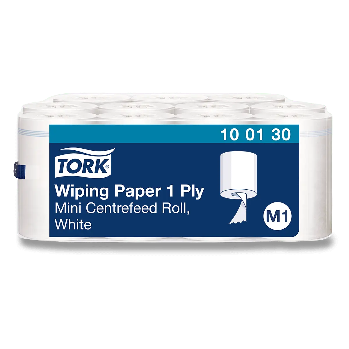 Tork Mini - papírové utěrky v roli - 1vrstvé, bělené, návin 120 m