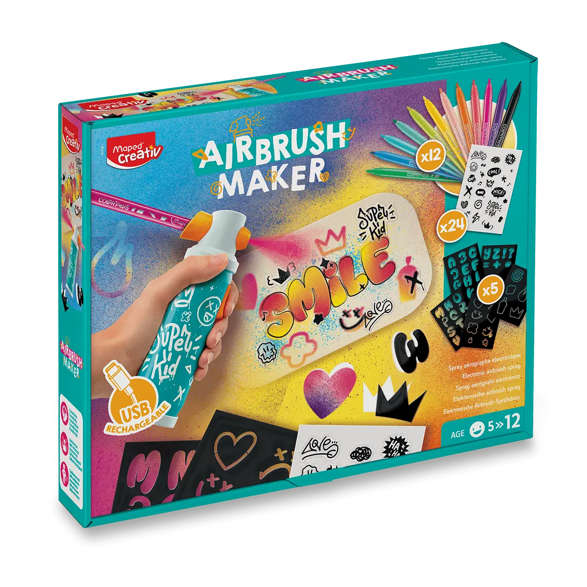 Maped Creativ Airbrush Maker - kreativní sada