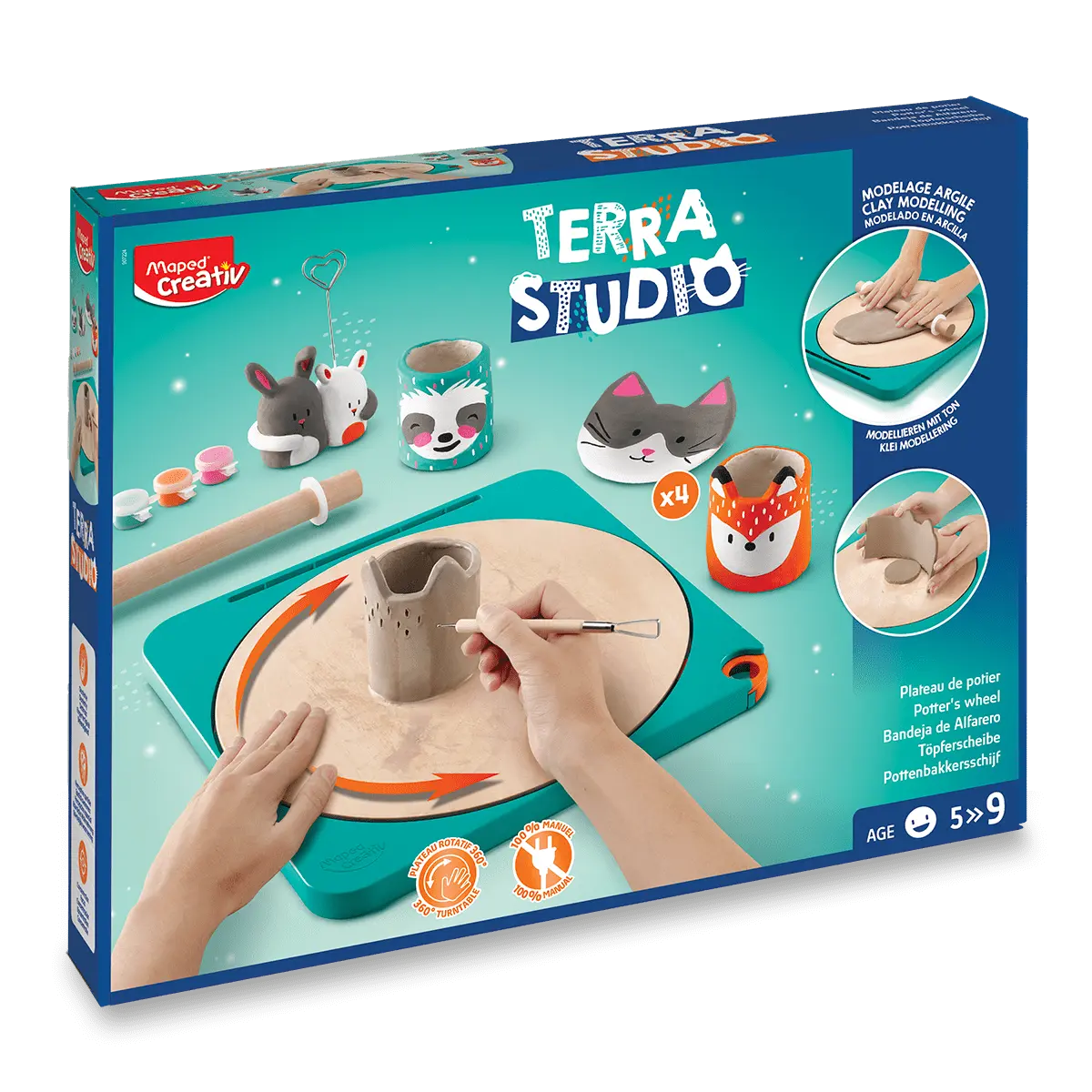 Maped Creativ Terra Studio - kreativní sada - Potter's Tray