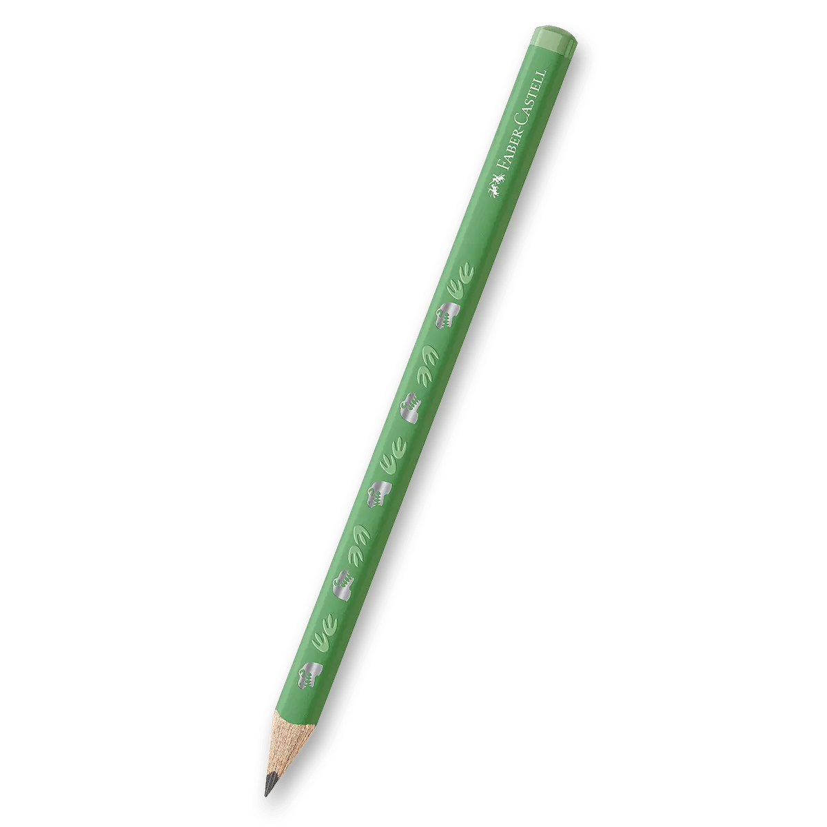 Faber-Castell Jumbo Dinosaurus - grafitová tužka - HB, zelená