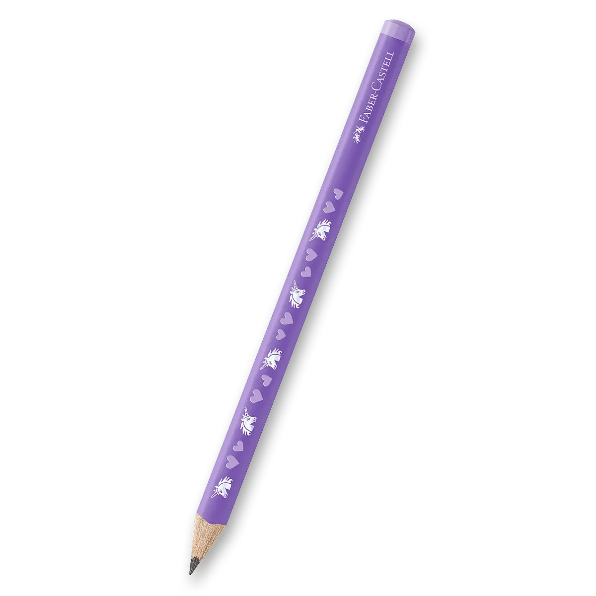 Faber-Castell Jumbo Unicorn - grafitová tužka - HB, fialová