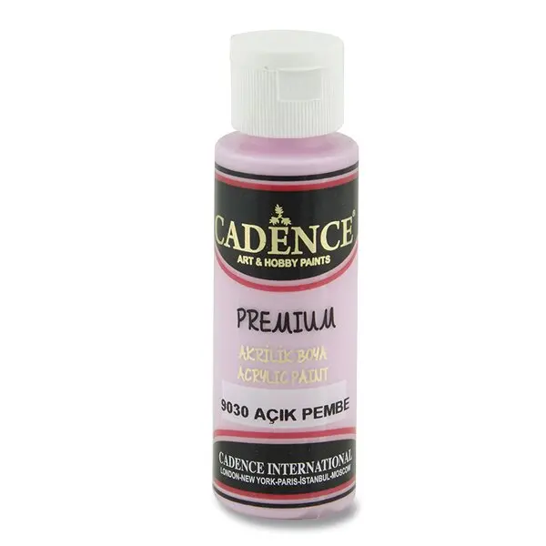 Cadence Premium - akrylové barvy - 70 ml, jemně růžová