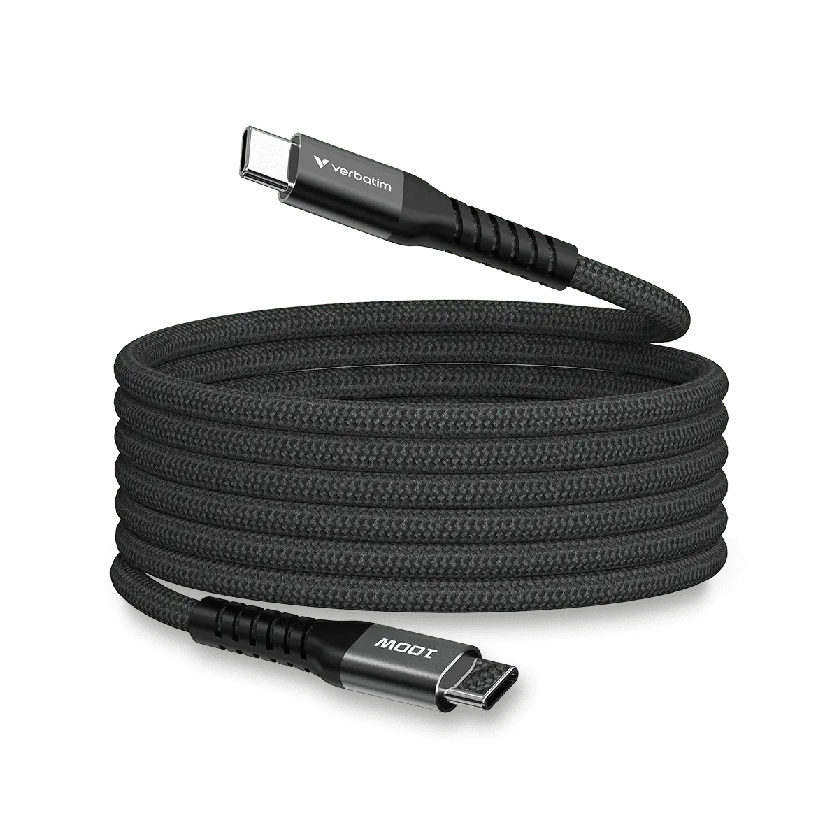 Verbatim - magnetický USB kabel - USB-C / USB-C, 100 W, 1,2 m