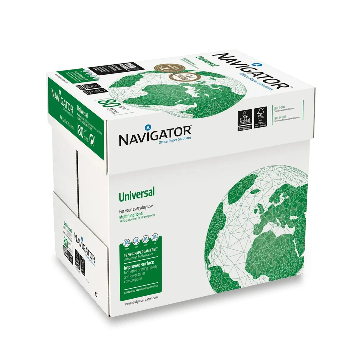 Navigator Universal - xerografický papír - A4, 80 g, 5 x 500 listů