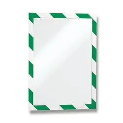 Durable Duraframe® Security A4 - informační rámeček - A4, bílozelený