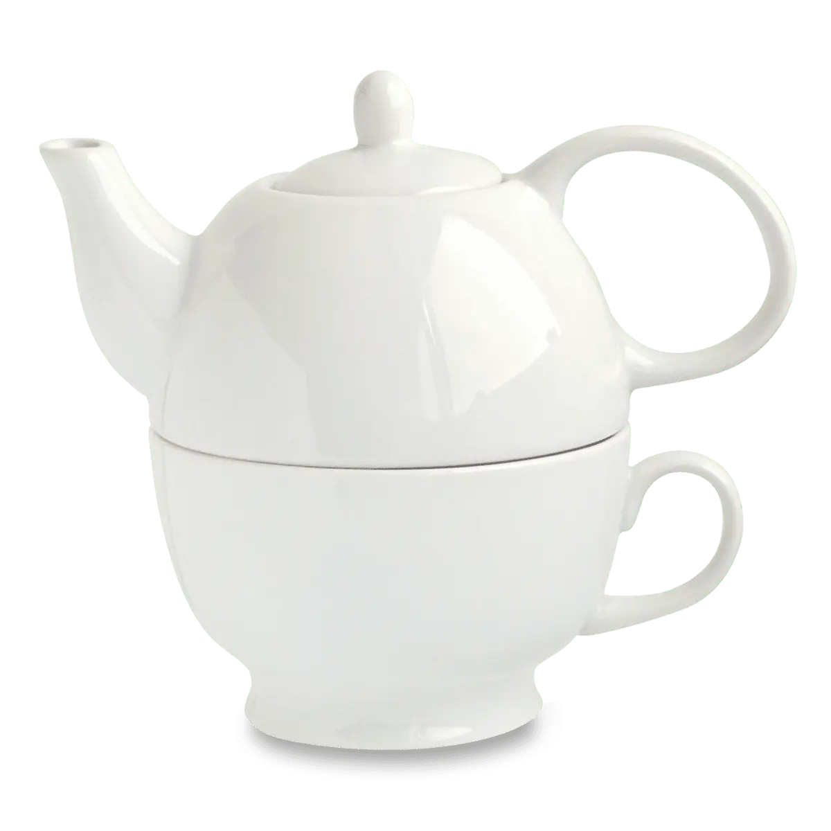 Porcelánový set konvičky a šálku - 480 a 320 ml