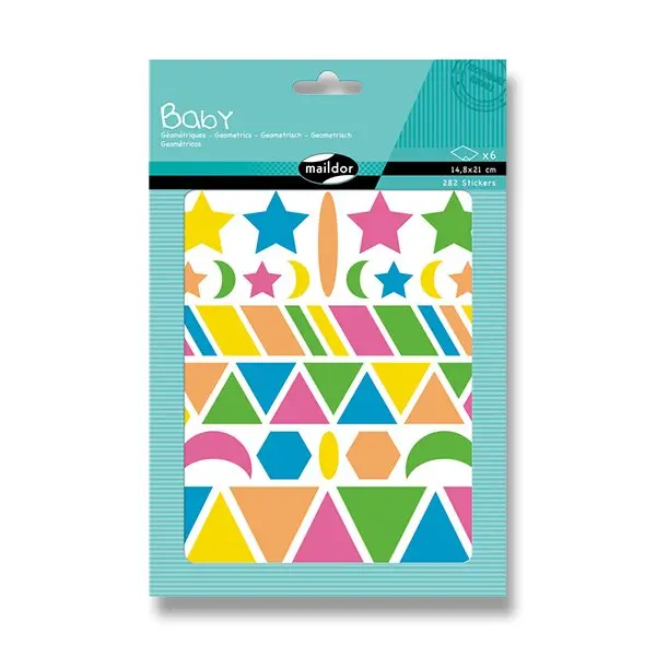 Maildor Baby - samolepky - Geometrické tvary