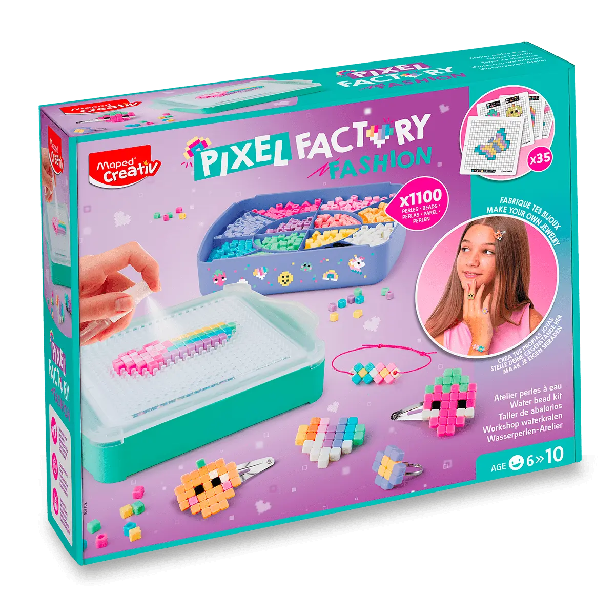Maped Creativ Pixel Factory Fashion - kreativní sada - vodní korálky