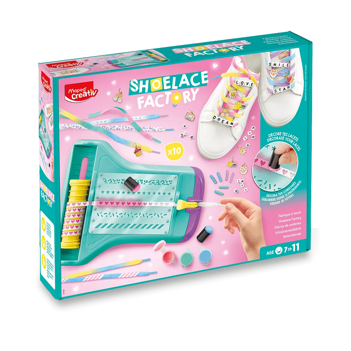 Maped Creativ Shoelace Factory - kreativní sada - výroba tkaniček