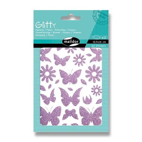 Maildor Glitty - samolepky