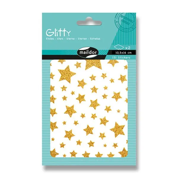 Maildor Glitty - samolepky - Hvězdy