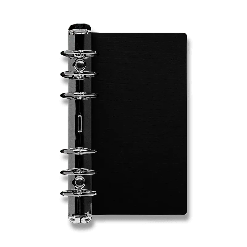 Kroužková mechanika Large (30 mm) do osobních diářů Filofax, charcoal