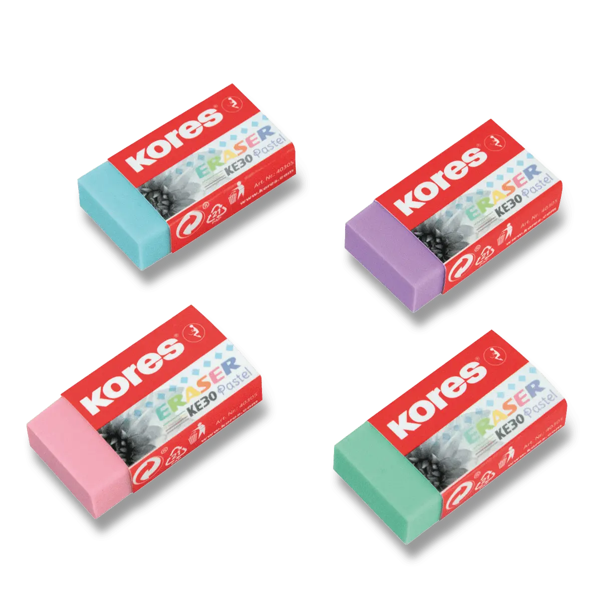 Kores KE 30 Pastel - pryž - mix barev