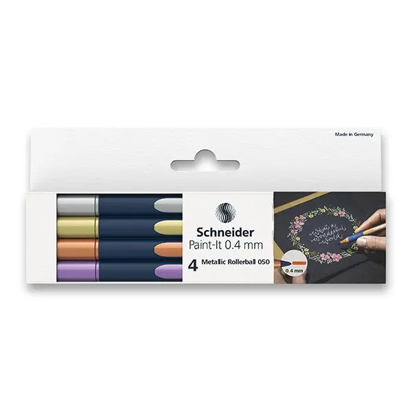 Schneider Paint-it 050 Metallic - roller - sada 4 ks