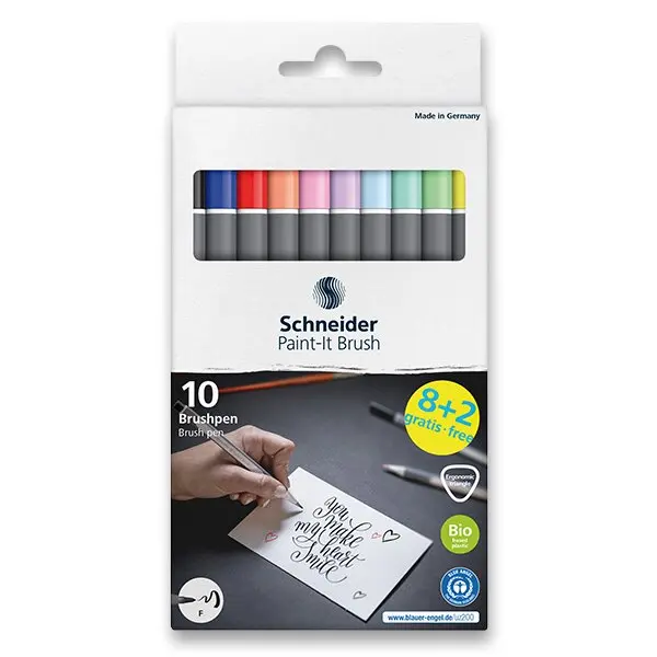 Schneider Paint-it 070 Brush - popisovač - sada 10 ks