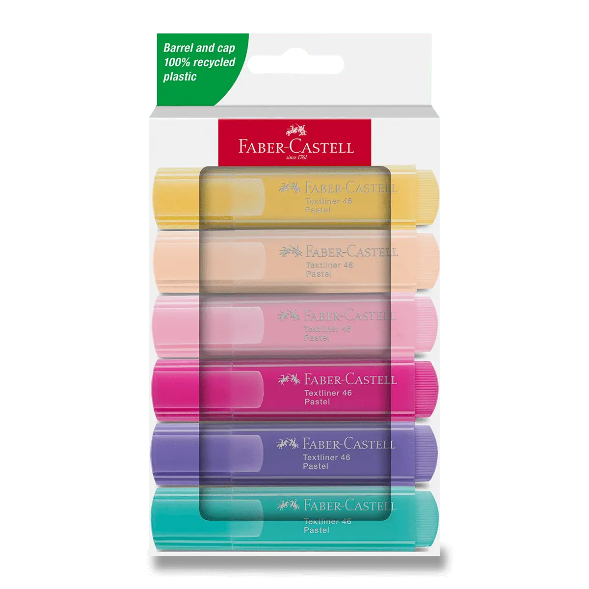 Faber-Castell Textliner 46 Pastel - zvýrazňovač - sada