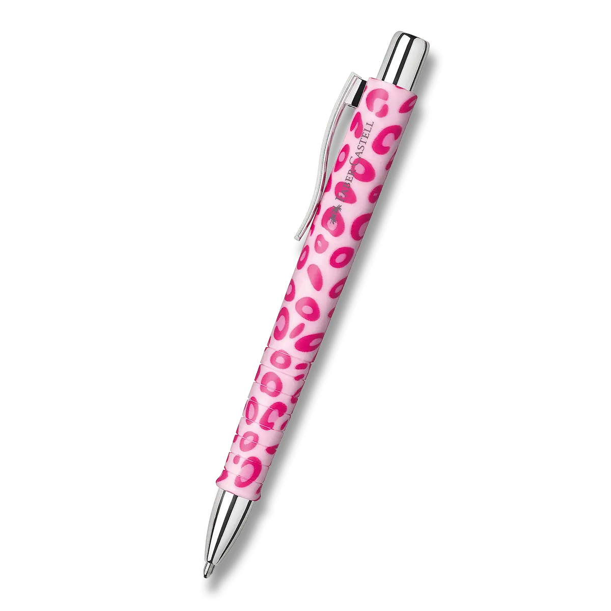 Faber-Castell Poly Ball XB Leopard Editon - kuličkové pero - růžové